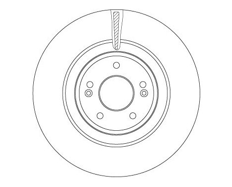 Disque de frein DF6572 TRW