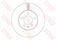 Disque de frein DF6584 TRW