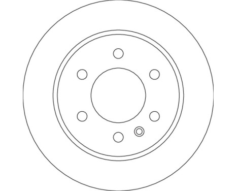 Disque de frein DF6596S TRW