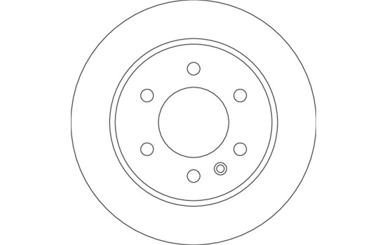 Disque de frein DF6596S TRW