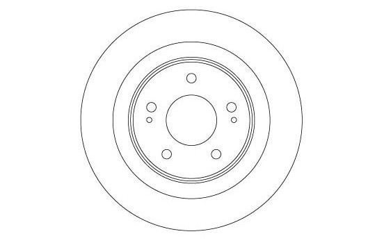Disque de frein DF6598 TRW, Image 2