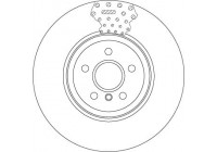 Disque de frein DF6605S TRW