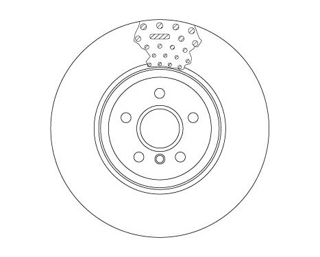 Disque de frein DF6605S TRW