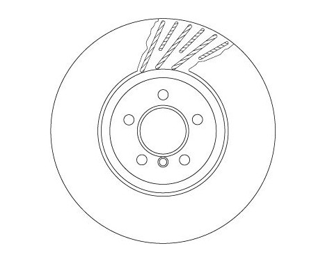 Disque de frein DF6613S TRW