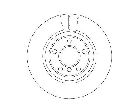 Disque de frein DF6616S TRW