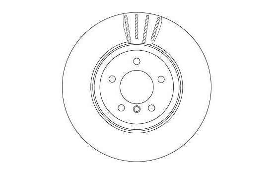 Disque de frein DF6625S TRW, Image 2