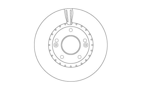 Disque de frein DF6628 TRW