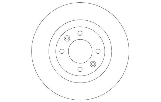 Disque de frein DF6632 TRW, Image 2