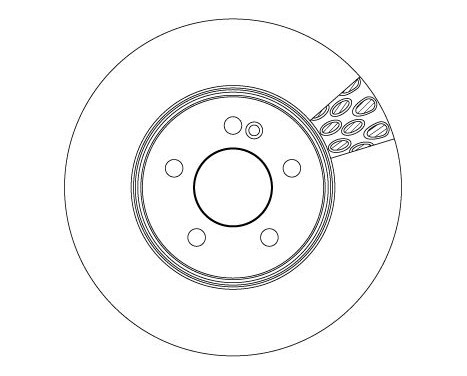 Disque de frein DF6641S TRW