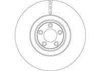 Disque de frein DF6651S TRW