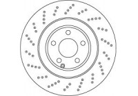 Disque de frein DF6668S TRW