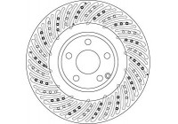 Disque de frein DF6674S TRW