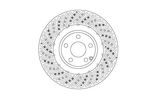 Disque de frein DF6674S TRW