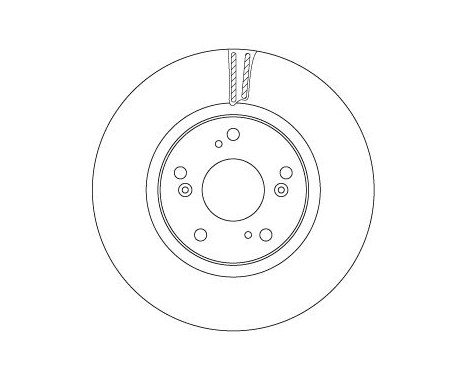 Disque de frein DF6689 TRW