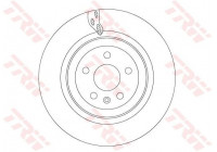 Disque de frein DF6702S TRW