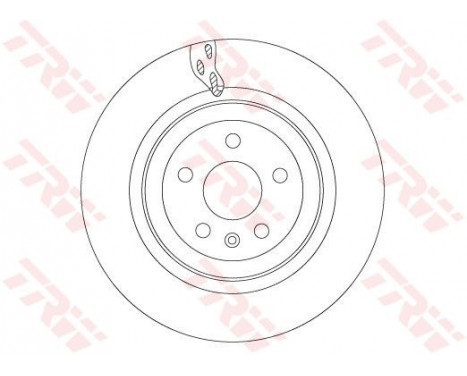 Disque de frein DF6702S TRW