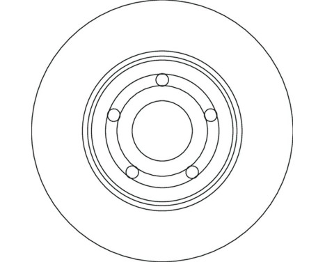 Disque de frein DF6708 TRW