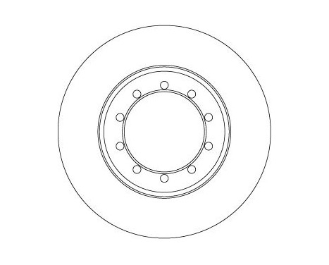 Disque de frein DF6711 TRW