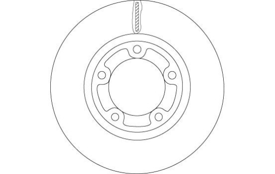 Disque de frein DF6712 TRW, Image 2