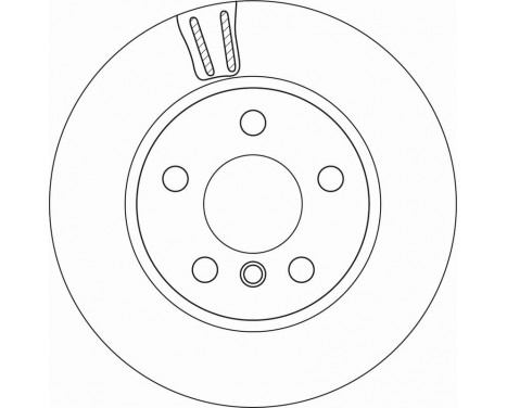 Disque de frein DF6715 TRW