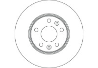 Disque de frein DF6720S TRW