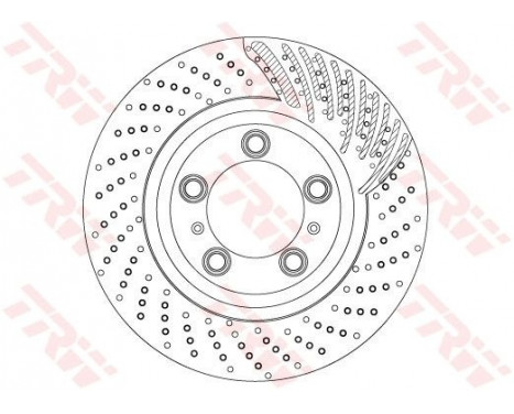 Disque de frein DF6721S TRW