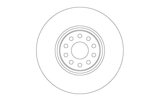 Disque de frein DF6733S TRW