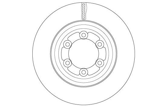 Disque de frein DF6736S TRW