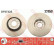Disque de frein DF6742S TRW
