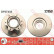 Disque de frein DF6743S TRW
