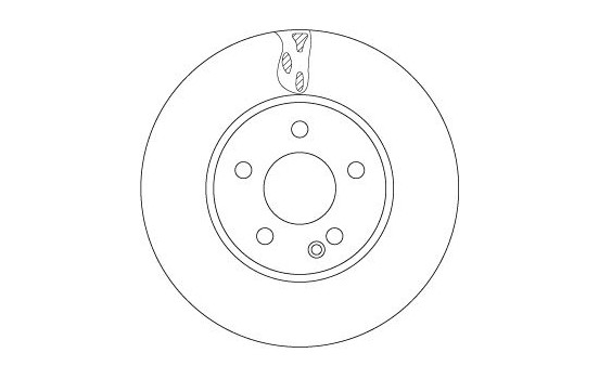 Disque de frein DF6745S TRW, Image 2