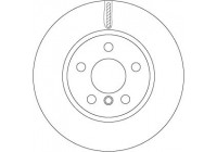 Disque de frein DF6757 TRW