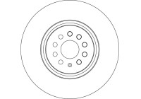 Disque de frein DF6771S TRW