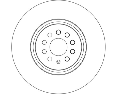 Disque de frein DF6771S TRW