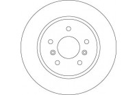 Disque de frein DF6787 TRW