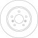 Disque de frein DF6787 TRW