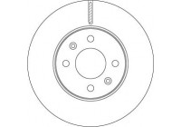 Disque de frein DF6794 TRW