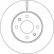 Disque de frein DF6794 TRW