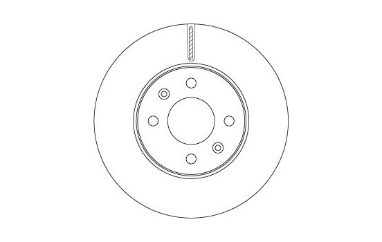 Disque de frein DF6794 TRW