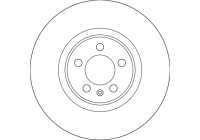 Disque de frein DF6797S TRW