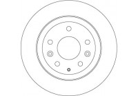 Disque de frein DF6807 TRW