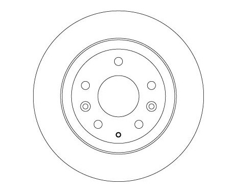 Disque de frein DF6807 TRW