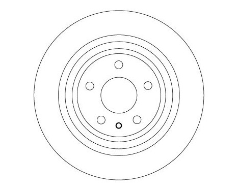 Disque de frein DF6809 TRW