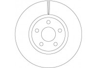 Disque de frein DF6810S TRW