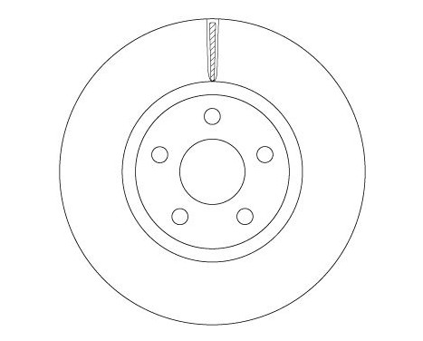 Disque de frein DF6810S TRW