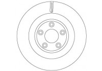 Disque de frein DF6816S TRW