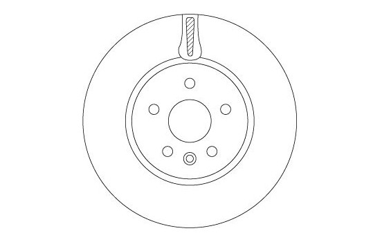 Disque de frein DF6820 TRW, Image 2