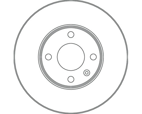 Disque de frein DF6831 TRW