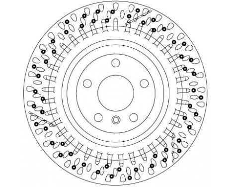 Disque de frein DF6835S TRW