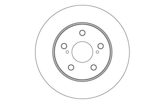 Disque de frein DF6838 TRW